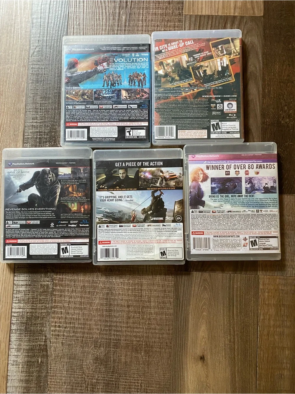 PlayStation 3 Game Bundle - Blue, Orange, Black, White Covers